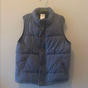Gymboree Navy Quilted Vest SZ S (5-6)
